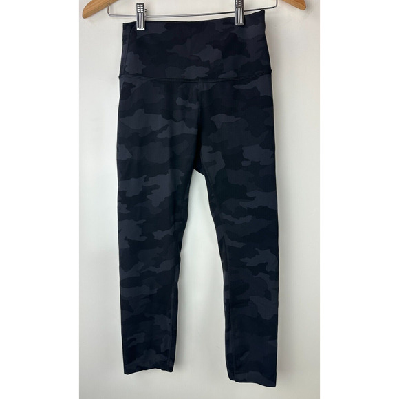 Lululemon Wunder Train High Rise Tight 23" W5CQNS Camo Leggings Women's Size 6 - Picture 2 of 11